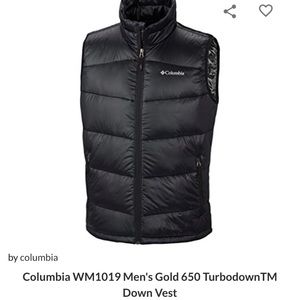 Men’s Columbia turbodown vest